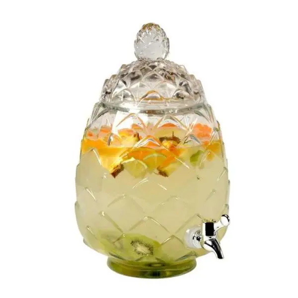 Beverage dispenser (glass-pineapple) (1 set van 2)